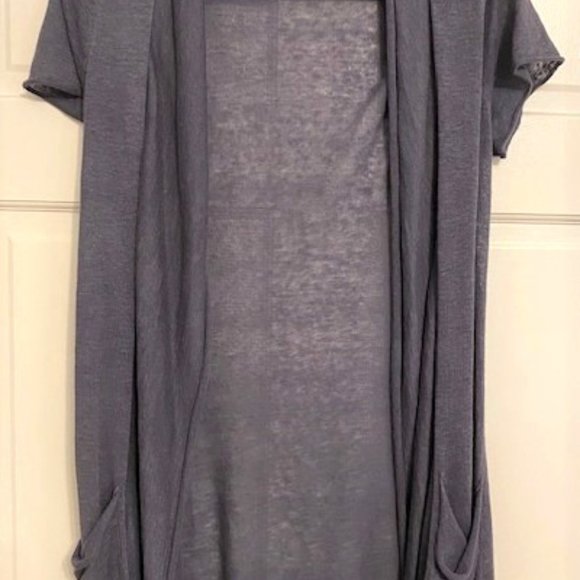 Island Company Short Sleeve Linen Cardigan Sweater XS - Picture 1 of 5